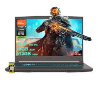 MSI Thin A15 Gaming Laptop 15.6" FHD IPS 144Hz AMD Hexa-core Ryzen 5 7535HS 16GB RAM 512GB SSD GeForce RTX 4060 Backlit USB-C Wi-Fi6E Win11 w/ICP Hub