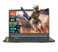 MSI Thin A15 Gaming Laptop 15.6" FHD Thin Bezel IPS 144Hz AMD 6-core Ryzen 5 7535HS 16GB DDR5 1TB SSD GeForce RTX 4060 (Up to 233 AI Tops) Backlit USB-C Wi-Fi6E Win11 w/ICP Hub