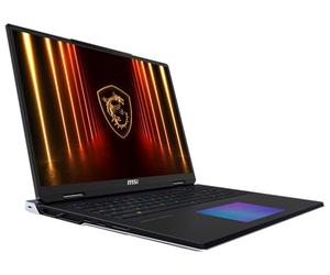 MSI Titan 18 HX AI Gaming Laptop 18 inch UHD+ Mini LED Display, Intel Core Ultra 9 285HX, NVIDIA GeForce RTX 5090, 64GB DDR5 RAM, 6TB SSD RAID 5, Windows 11 Home, QWERTZ Keyboard, Black, A2XWJG-656