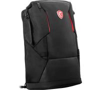 MSI Urban Raider Gaming Laptop Backpack, Quick Access, Padded Mesh, Lightweight Polyester Exterior, Fits Laptops Up To 17", Water Resistant, IPX-2, Size M