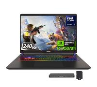 msi Vector 16 HX AI 16" QHD+ 240Hz Gaming Laptop, Intel Ultra 7 255HX, GeForce RTX 5070 Ti, 32GB DDR5, 3TB Storage(2TB SSD+1TB Docking Station Set), 24-Zone RGB Keyboard, Wi-Fi 7, Win 11 Pro, Gray
