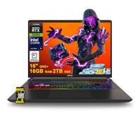 msi Vector 16 HX AI Gaming Laptop 16" QHD+ (2560 x 1600) 240Hz Intel 24-core Ultra 9 275HX (>i9-14900HX) 16GB RAM 2TB SSD GeForce RTX 5080 16GB (Up to 1334 AI Tops) RGB Backlit Wi-Fi7 Win11 ICP Hub