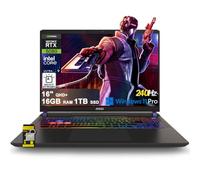 MSI Vector 16 HX AI Gaming Laptop 16" QHD+ (2560 x 1600) 240Hz Intel 24-core Ultra 9 275HX (>i9-14900HX) 16GB RAM 1TB SSD GeForce RTX 5080 16GB (Up to 1334 AI TOPS) RGB Backlit Wi-Fi7 Win11Pro ICP Hub
