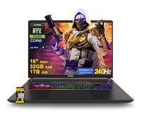 MSI Vector 16 HX AI Gaming Laptop 16" QHD+ IPS 240Hz Intel 24-core Ultra 9 275HX (>i9-14900HX) 32GB DDR5 1TB SSD GeForce RTX 5080 (Up to 1334 AI TOPS) RGB Backlit Thunderbolt5 Win11Pro ICP Hub Copilot
