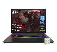 msi Vector 16 HX AI Gaming Laptop | 16" QHD+ IPS 240Hz | Intel Core Ultra 7 255HX | 32GB DDR5 1TB SSD | GeForce RTX 5070 Ti (Up to 992 AI Tops) | RGB Backlit Thunderbolt 5 Win11 Pro w/DLCA Accessory