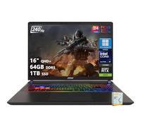 msi Vector 16 HX AI Gaming Laptop | 16" QHD+ IPS 240Hz | Intel Core Ultra 9 275HX | 64GB DDR5 1TB SSD | GeForce RTX 5080 (Up to 1334 AI Tops) | RGB Backlit Thunderbolt 5 Win11 Pro w/DLCA Accessory