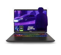 MSI Vector 16 HX AI Gaming Laptop, Intel Ultra 9-275HX, 32 GB DDR5 RAM, 2 TB PCIe SSD, 16" WQXGA (2560x1600) 240Hz Display, Nvidia G-Force RTX 5080, 24 Zone RGB Keyboard, W11 Home, Cosmo Gray