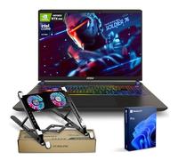 MSI Vector 16 HX RTX 5080 16" QHD+ 240Hz Display, Ultra 9 275HX(Beats i9-14900HX), NVIDIA GeForce RTX 5080 AI Pro Gaming Laptop, 64GB DDR5, 2TB SSD, RGB Backlit, Bundle with PCO Notebook Fold Radiator