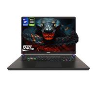 MSI Vector 17 HX Gaming Laptop, Intel i9-14900HX, 64 GB DDR5 RAM, 2 TB PCIe SSD, 17" QHD+ (2560x1600) 240Hz Display, Nvidia G-Force RTX 4080, Backlit Keyboard, W11 Home, Cosmo Gray