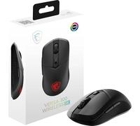 MSI VERSA 300 WIRELESS 8K Gaming Mouse - 26000 DPI Optical, 8000 Hz polling, Symmetrical, 60M+ Click Omron Micro Switches, 6 Buttons, 196-Hour Battery, 0.125ms Latency, RGB, 66g - Wired/Wireless