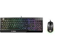 MSI Vigor GK30 Combo, 6-Zone RGB GK30 Gaming Keyboard & GM11 Gaming Mouse, Water Repellent & Splash-Proof, 5000 DPI