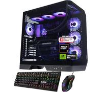 msi Vision ZS Gaming Desktop PC | AMD Ryzen 7 9800X3D | NVIDIA GeForce RTX 5070 12GB | 32GB DDR5 RAM | 2TB NVMe SSD | 360mm AIO Liquid Cooling | Wi-Fi 6E | Windows 11 Home | VR Ready | 9NVP-2068US