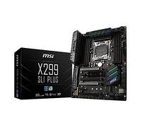 MSI X299 SLI PLUS Motherboard ATX, LGA2066, DDR4, DUAL LAN, U.2, USB 3.1 Gen2, Type-C, M.2, RGB Mystic Light, Intel Core X-Series