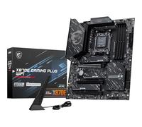 MSI X870E Gaming Plus WiFi Motherboard, ATX - Supports AMD Ryzen 9000/8000 / 7000 Processors, AM5-60A SPS VRM, DDR5 Memory Boost 8200+ MT/s (OC), PCIe 5.0 x16 & 4.0 x4, M.2 Gen5, Wi-Fi 7, 5G LAN