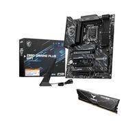 MSI Z890 Gaming Plus WiFi Motherboard,ATX-Supports Core Ultra Series 2 Intel,LGA 1851,DDR5,PCIe 5.0,M.2,SATA,5Gbps LAN,USB C,WiFi 7,Bluetooth 5.4,Thunderbolt 4+HIGH-Speed DDR5 RAM 16GB(1x16GB) Bundle