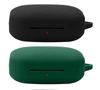 Msiall Silicone Case Compatible with OnePlus Buds Pro 2, [Supports Wireless Charging] [Shockproof Protective Case] Beautiful 3D Cartoon Black Green