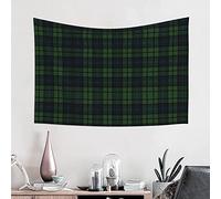 MSINCUDJ Tapestry Scottish Tartan Plaid Wall Decor Tapestry Wall Hanging Durable Wall Bedspread for Living Room Bedroom 152X102CM