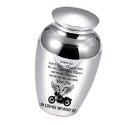 Msioytog 2.5inches Cremation Urn Angel Wing Memorials Urn for Human or Pet Ashes Aluminium Urns for Dog and Cats Ashes Holder Urns for Dog and Cats