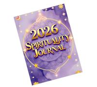 Msioytog 2026 Spiritual Journal Notebook with 68 Pages Wide Lined Paper Daily Mindfulness Progress Tracking Planner Notebook Paper Planner