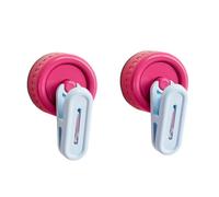 Msioytog 2Pieces Suction Hook for Hanging Clothes Towels in Bathroom Kitchen Without Drilling Suction Cup Hook
