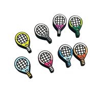 Msioytog 8Pcs Tennis Squash Shock Absorbers Replacement Vibrations Dampener Cartoon Silicone Tennis String Dampener Racket Dampeners for Vibrations Squash Shock Absorbers