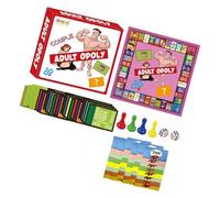 Msioytog Adult Interactive Couple Board Game Drinking Toy for Sensory Pleasure During Romance Times Dating Entertain Travel Board