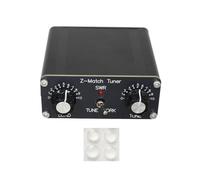 Msioytog Aluminum Alloy Small Size Manual Tuner for Various Antennas Balanced Line Signals Matching in Outdoor Setting BNC Connector Tuner