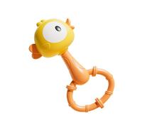 Msioytog Baby Grasp Training Cartoon Rattle Toy Rustling Shaker Bells Teether Shake Bells Toy for Auditory Development Infant Grasp Training Shaker