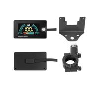 Msioytog Battery Capacity Waterproof LCD Screen Electric Alarm for 8 100V Iron Phosphate Leader Acid Marine Waterproof Battery Capacity Meter Cart