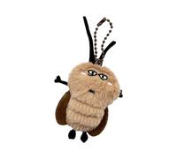 Msioytog Cartoon Creature Fleece Keychain Funny Packed Toy Soft Substance Thin Plan Permanent Workmanship Creative Present Concept Eerie Lovely Fleece Hanging Decoration