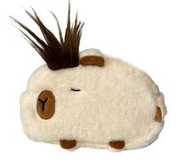 Msioytog Charm Capybaras Pencil Holder Soft Plush Materials with Spacious Compartments for Student and Artists Daily Use Capybaras Pencil Case