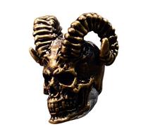 Msioytog Classical Brass Survival Gear Pendant Rustproof Decorative Charm Outdoor Utility Pendant for Camping Hiking Accessories Antique Outdoor Gear Accessory