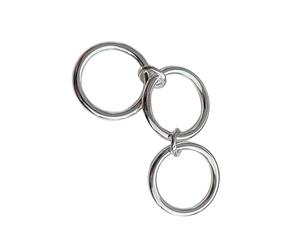 Msioytog Fashionable 3 Rings Set Finger Jewelry Modern Three Rings Set Comfortable Wear Perfect for Daily Commuting Stylish Versatile
