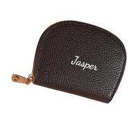 Msioytog Fashionable Semi Circles Card Holders with Multiple Pockets Waterproof PU Materials Portable Travel Compact Waterproof Credit Card Wallet