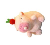 Msioytog Interactive Capybaras Plush Keyring Hanging Charm Pendant with Bubble Blowing Design for Children Backpack Decoration Capybaras Keychain