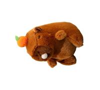 Msioytog Interactive Capybaras Plush Keyring Hanging Charm Pendant with Bubble Blowing Design for Children Backpack Decoration Capybaras Keychain