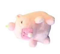 Msioytog Interactive Capybaras Plush Keyring Hanging Charm Pendant with Bubble Blowing Design for Children Backpack Decoration Capybaras Keychain