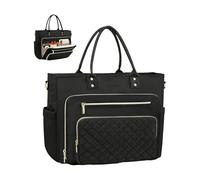 Msioytog Large Capacity Teacher Toted Bag 15 Inch Laptop Bag Lightweight Work Bags Computer Messengers Shoulder Bags Handbag Computer Messengers Handbag