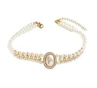 Msioytog Multilayer Pearls Necklace with Retro Look Lightweight Design for Daily Use in Various Occasions Women Jewelry Gift Casual Formal Everyday Gift