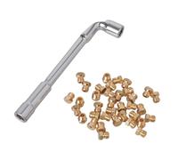 Msioytog Natural Orifice Nozzle Conversion Set Stove Brass Nozzle Burners Parts for Stable Cooking Enduring Stove Brass for Ranges