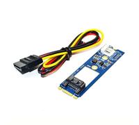 Msioytog SATA3.0 7Pin SSD Adapter Board Converter Card for 2242/2260 / 2280 with Quick-Install Horizontal Frame Low Profile Converter