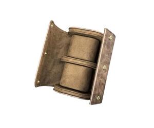 Msioytog Secure Button Watch Storage Case PU Holder Travel Roll Case with 1/2 / 3 Slot for Jewelry Display Roll Container