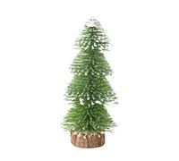 Msioytog Snow Miniature Christmas Tree Pagoda Ornament for Seasonal Home Decoration and Gift Display Miniature Pagoda Christmas Tree Decoration with Frosted Effect
