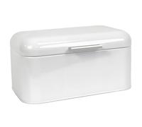 Msioytog Space Saving Bread Bin for Kitchen Counter Large Capacity Food Storage Container for Countertop Organization Iron Bread Bin