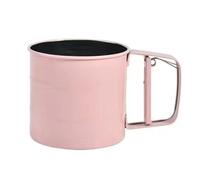 Msioytog Stainless Steels Flour Sieve Handheld Shaker Fine Meshes Strainers Fine Meshes Sugar for Baking Cake Bread Enduring Handheld Semi Automatic Flour