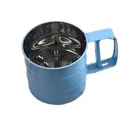 Msioytog Stainless Steels Flour Sieve Handheld Shaker Fine Meshes Strainers Fine Meshes Sugar for Baking Cake Bread Enduring Handheld Semi Automatic Flour