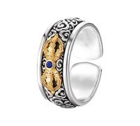 Msioytog Stylish Adjustable Copper Rings with Traditional Vajra Finger Accessories Suitable for Casual and Formal Outfits Jewelry