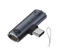 Msioytog USB Type C to 3.5mm Headphone Port Adapter Converter Low Latency Sound for Phones, Music and Gaming, Easy Carry and Use Right Angles USB C Connector Adapter