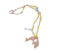 Msioytog User Friendly Summers Beaded Necklace Handcrafted Clavicle Chain Jewelry for Casual Outfits Island Beaded Necklace