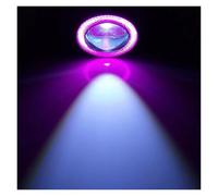 Msisuhoa Car COB Auto DRL Led 12V HeadLamps Angel Eyes Fog Lamp Waterproof Headlights Daytime Running DayLight Turn Signal Trunk Led Car Front Fog Lamp(Pink-Angel Eye,1 piece)